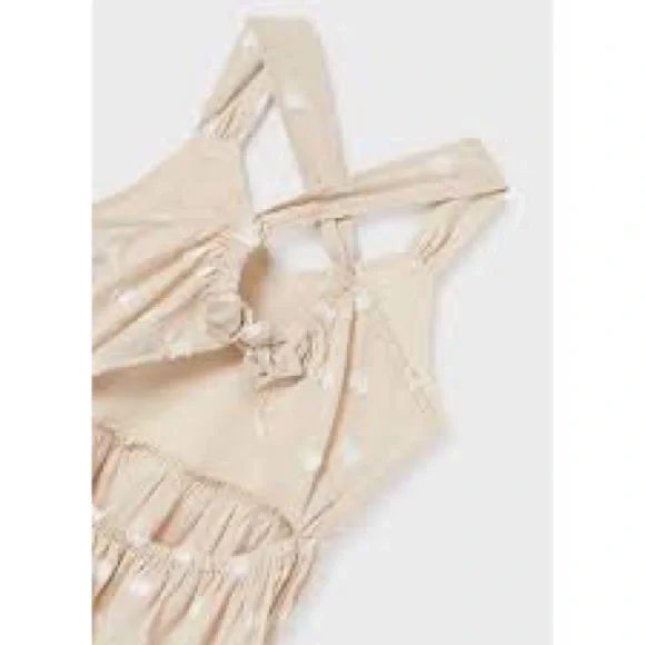 Mayoral Cream Ruffled High-Low Sundress - Picture 3 of 3